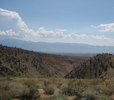 MigrationHike_022 Looking into Lower Rock Creek Canyon