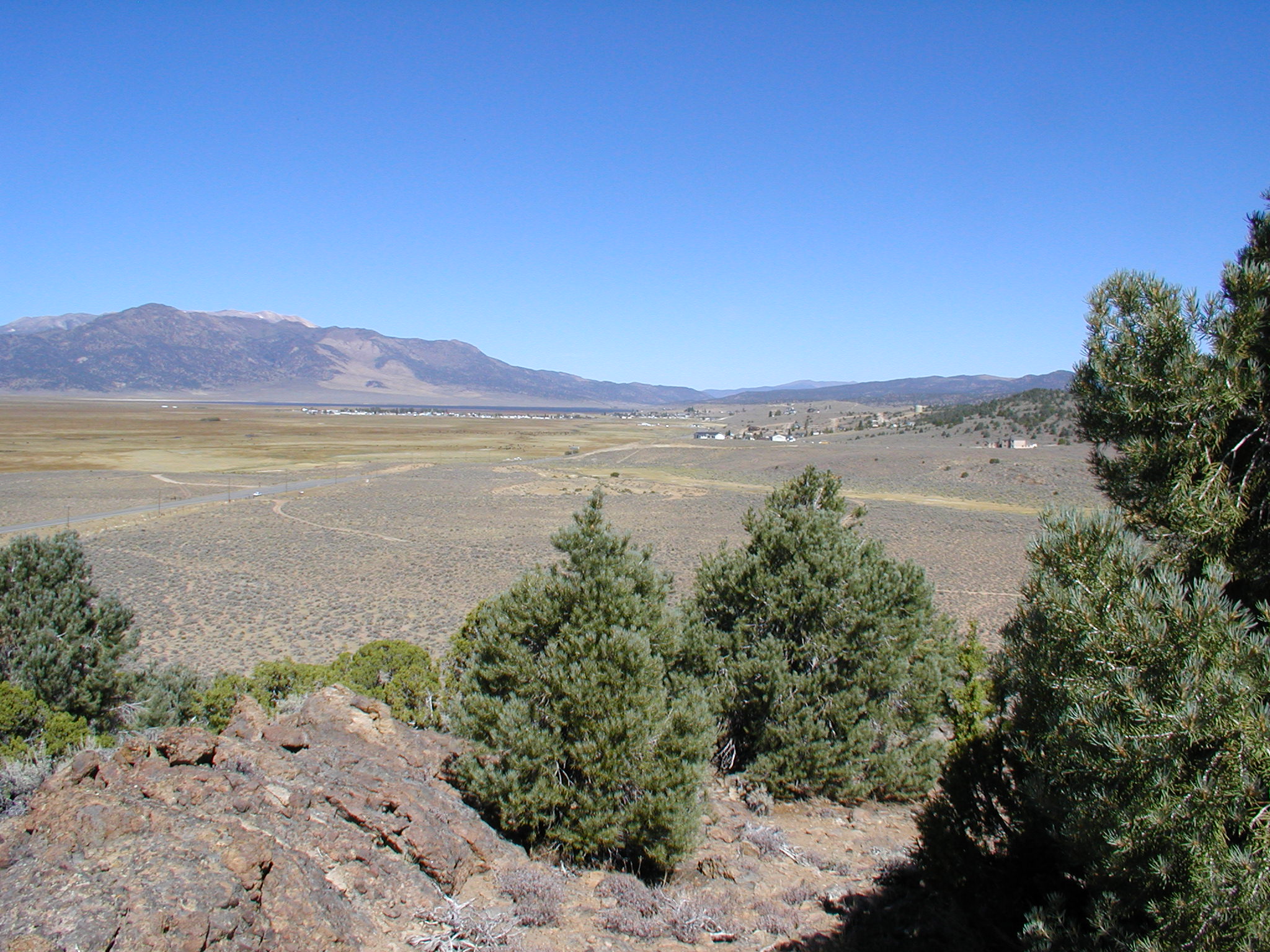 Looking north towards Bridgeport, on the Big Hot Springs conservation easement. (Photo taken in 2006 for monitoring)