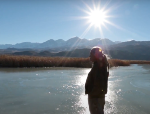 Overlooking Owens Valley water from film,Paya: The Water Story of the Paiute