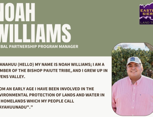 Welcome Noah Williams, our new Tribal Partnerships Program Manager