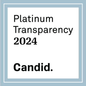 Seal stating "Platinum Transparency 2024 Candid"