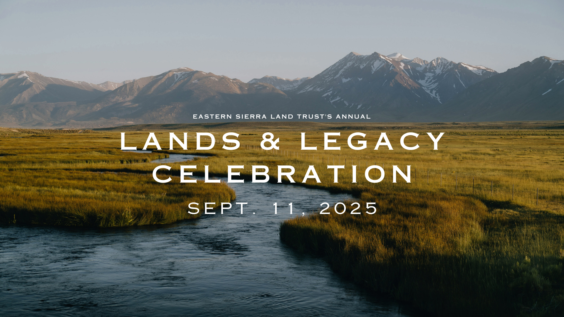 Eastern Sierra Land Trust's Annual Lands & Legacy Celebration